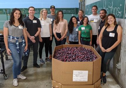 Weatherly team volunteering for FeedingSD.