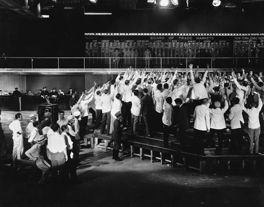 black and white photo of a group of people